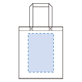 ライトキャンバスバッグ　横マチ付 ナチュラル 4