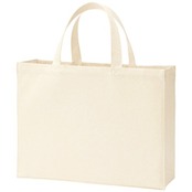 キャンバスカレッジトート（Ｌ）ワイド ナチュラル