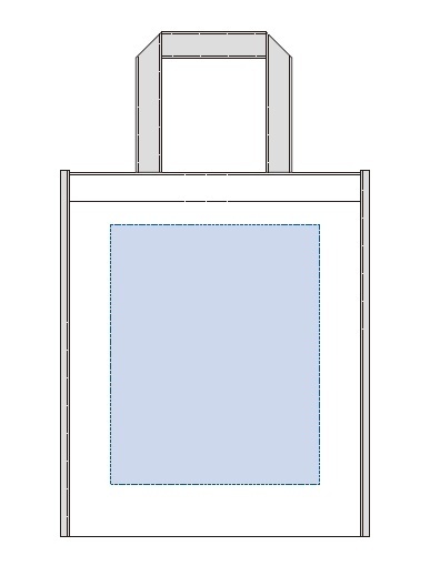 印刷範囲:W200×H250(mm) 不織布A4スクエアトート コンビカラー 6