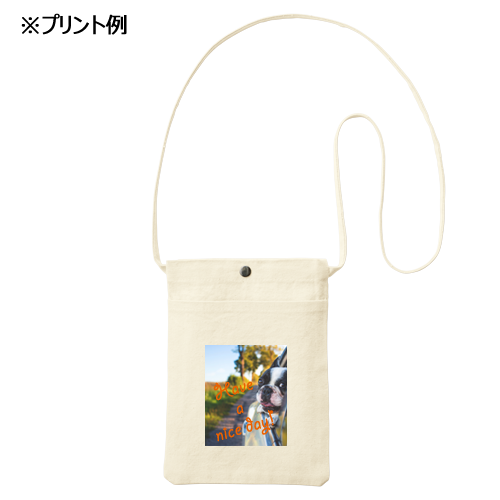 キャンバスフロントポケットサコッシュ ナチュラル 8