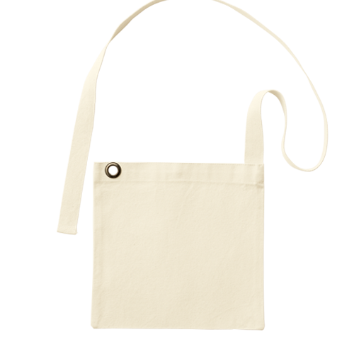 キャンバススクエアサコッシュ ナチュラル 5