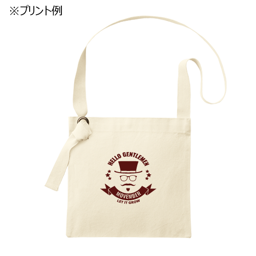 キャンバススクエアサコッシュ ナチュラル 6