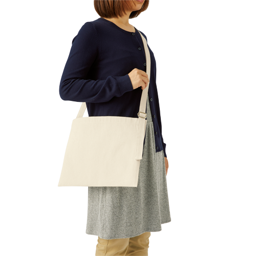 キャンバスアジャストショルダーサコッシュ ナチュラル 5