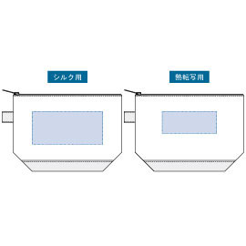 キャンバスデニムボトムデイリーポーチ（Ｓ) ナチュラル×インディゴ 6