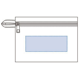 印刷範囲:W120×H45(mm) ユーティリティフラットポーチ(S) 10
