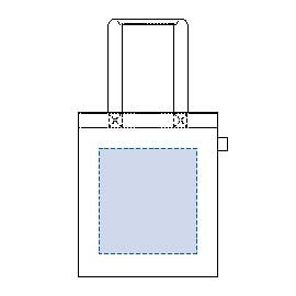 印刷範囲:W230×H250(mm) フェアトレードコットンフラットトートナチュラル 6