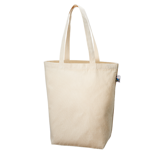 フェアトレードコットントート(M)ナチュラル 3