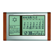 カレンダー天気電波時計