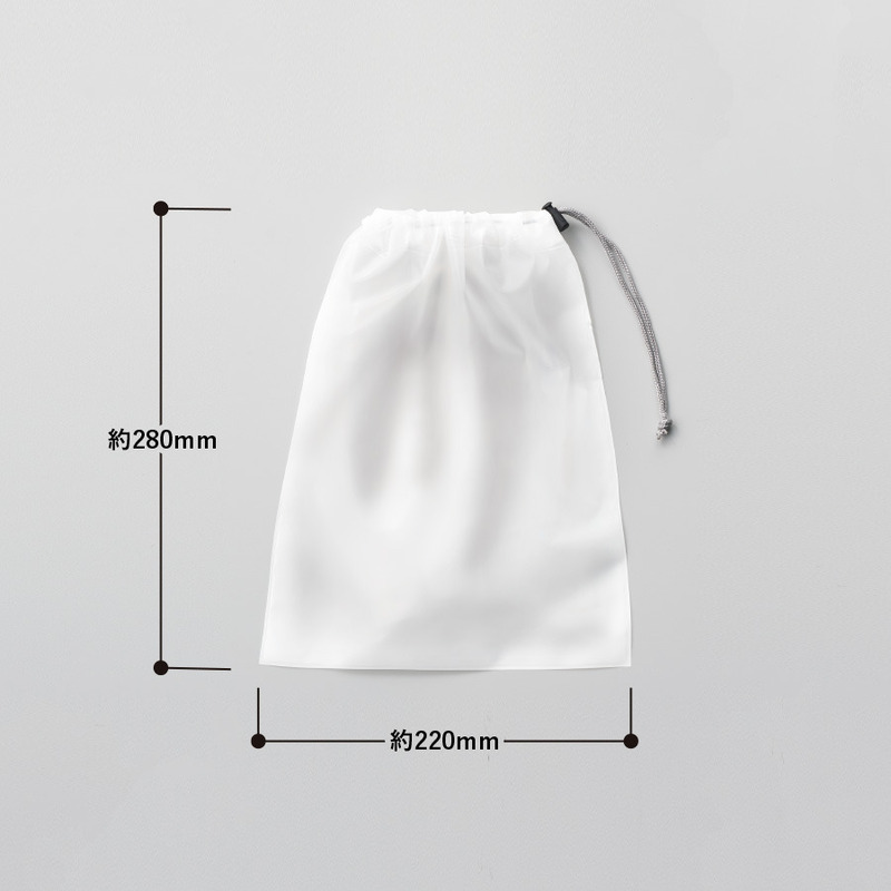 EVA巾着(M)クリア 4