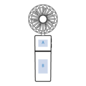 ポータブルミストUSBファン 10