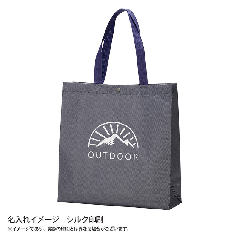 ボタン付不織布トート 5