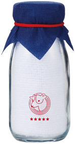 牛乳瓶入りハンカチタオル 1