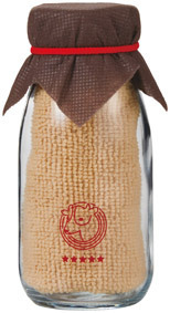 牛乳瓶入りハンカチタオル 2