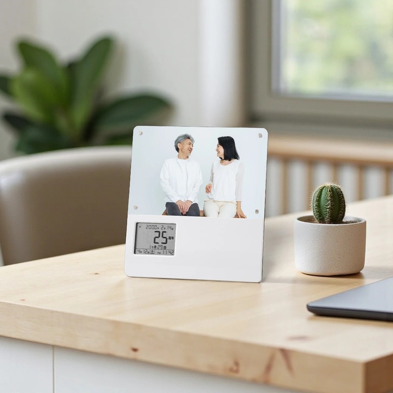 たいせつな日と声と、フォトフレームクロック 12