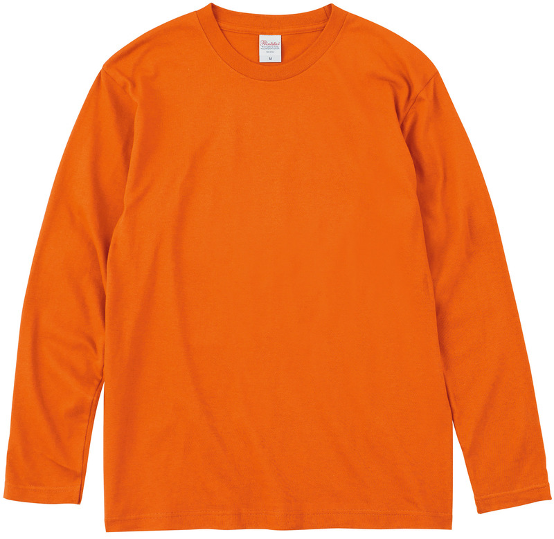 オレンジ 5.6オンス ヘビーウェイト長袖Tシャツ 5