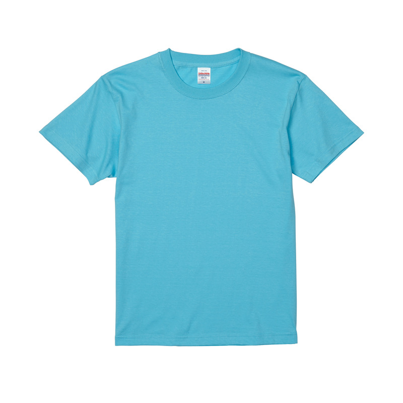 アクアブルー 5.6オンス ハイクオリティー Tシャツ 8
