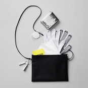 防災緊急8点セット　サコッシュタイプ　ブラック