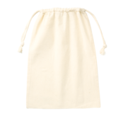 コットン巾着(L) ナチュラル