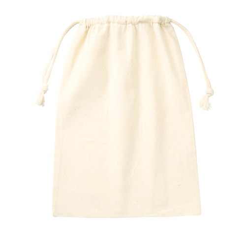 コットン巾着(L) ナチュラル 0