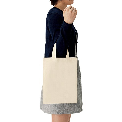 A4コットンバッグ ナチュラル 1