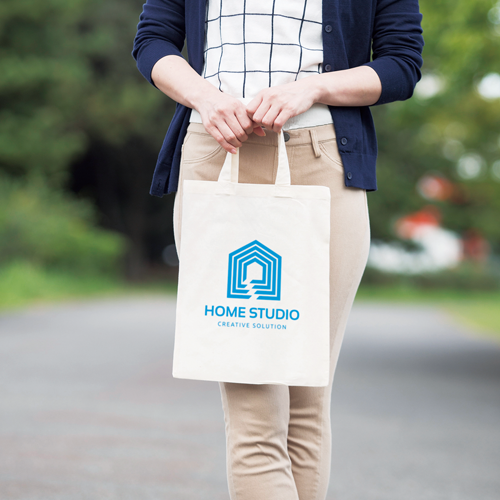 A4コットンバッグ ナチュラル 2