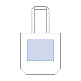 シルク印刷範囲:W225×H185(mm)<br />
熱転写印刷範囲:W260×H225(mm)<br />
インクジェット印刷範囲:W240×H250(mm) キャンバスデイリートート(M) ナチュラル 6