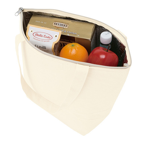 キャンバス保冷トート (M) ナチュラル 2