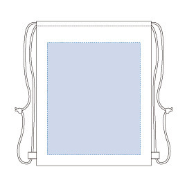シルク印刷範囲:W280×H300(mm)<br />
熱転写印刷範囲:W250×H250(mm) イベントリュック 8