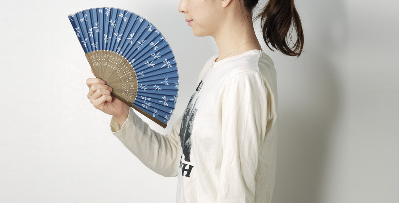 すす竹扇子 1