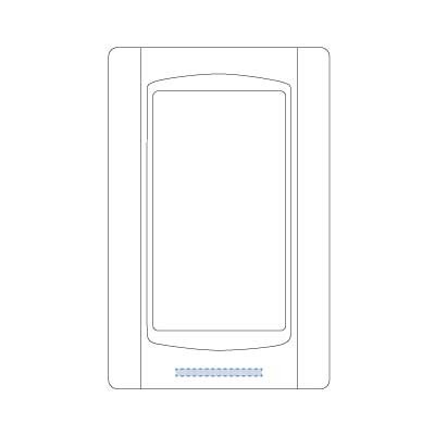 【シルク】<br />
W:60×H:5mm デジタル日めくり電波時計 2