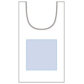 印刷範囲<br />
W200×H230(mm) 厚手コットンマルシェバッグ(M) 5