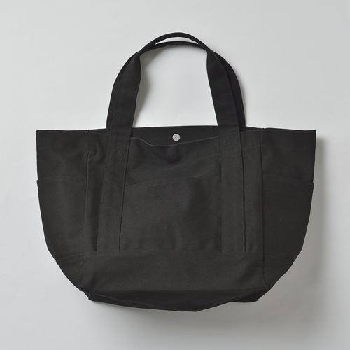 厚手キャンバスポケットマルチトート(M)ナイトブラック 1