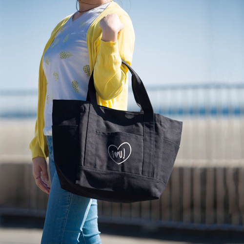 厚手キャンバスポケットマルチトート(M)ナイトブラック 2