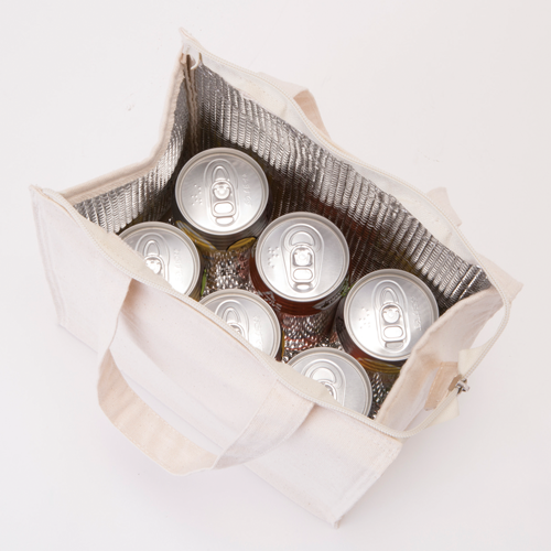 キャンバススクエア保冷トート(S) ナチュラル 4