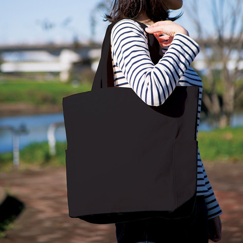 厚手キャンバスマルチトート ナイトブラック 0