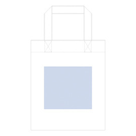 レイアウト可能範囲<br />
W180×H160(mm)<br />
印刷可能範囲<br />
W180×H160(mm) コットンガゼットマチ付バッグ(M)ブラック 1