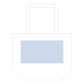 レイアウト可能範囲<br />
W300×H160(mm)<br />
印刷可能範囲<br />
W250×H160(mm) コットンファームトート ナチュラル 3