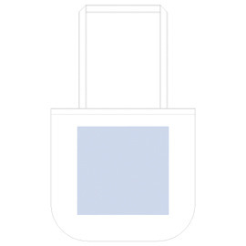 レイアウト可能範囲<br />
W270×H250(mm)<br />
印刷可能範囲<br />
W250×H250(mm) 厚手コットンラウンドボトムバッグ(M) ナチュラル 3