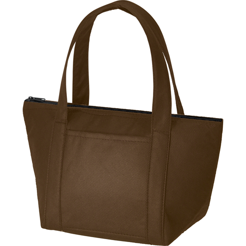 ブラウン 不織布保冷ライントート 4