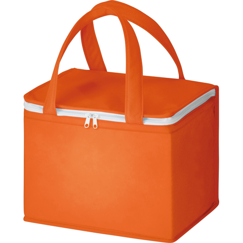 オレンジ 不織布保冷ボックストート 2