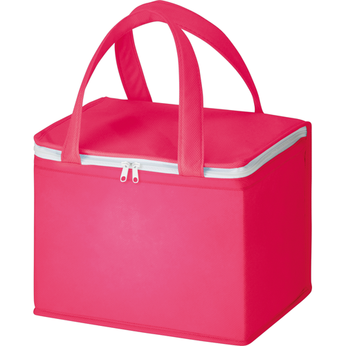 ビビットピンク 不織布保冷ボックストート 9