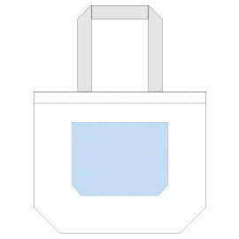 印刷可能範囲:<br />
W250×H190(mm) ジュートコットントート(L) ナチュラルベージュ 4