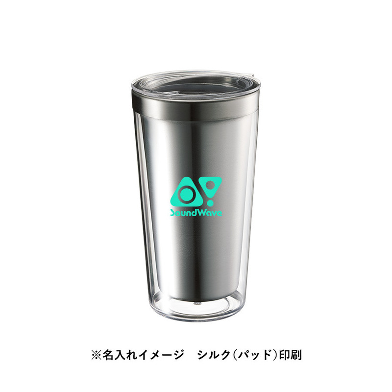 パッド印刷可能範囲<br />
W30×H30(mm) ウォールカラーステンレスタンブラー 4