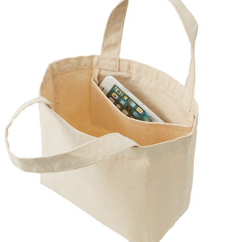 キャンバストート(S)インナーポケット付 ナチュラル 6