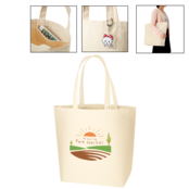 キャンバストート(L)インナーポケット付 ナチュラル