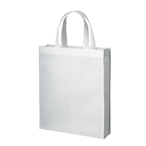 ホワイト 不織布A4スクエアトート 4