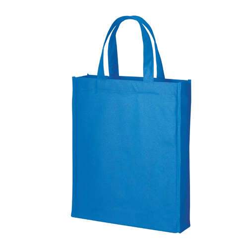 スカイブルー 不織布A4スクエアトート 9