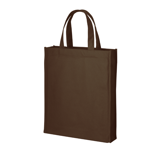 ブラウン 不織布A4スクエアトート 10