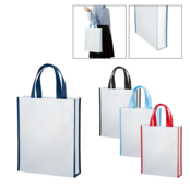 不織布A4スクエアトート コンビカラー