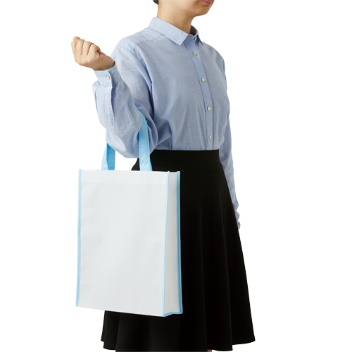 不織布A4スクエアトート コンビカラー 4